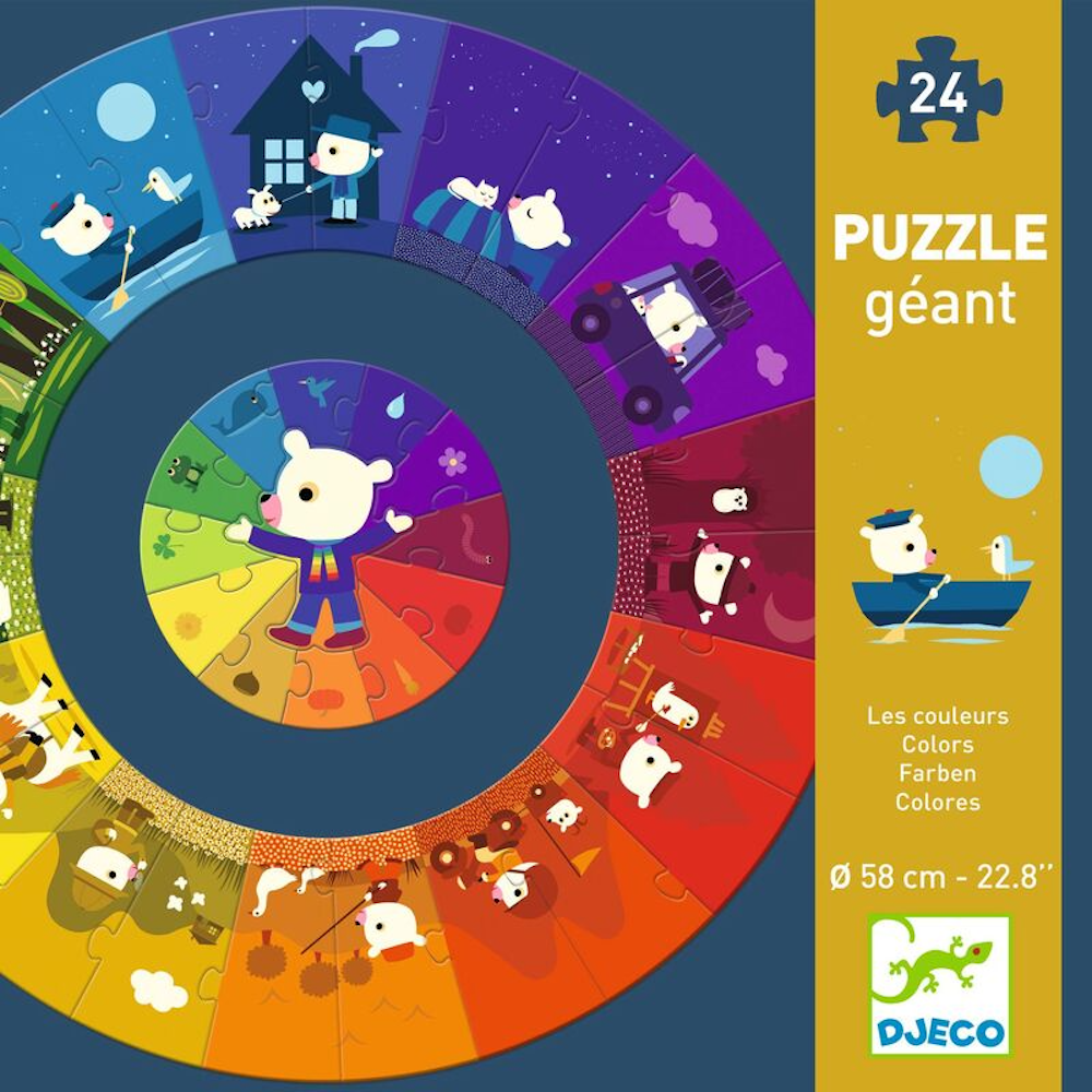 Colours 24pc Giant Circle Puzzle