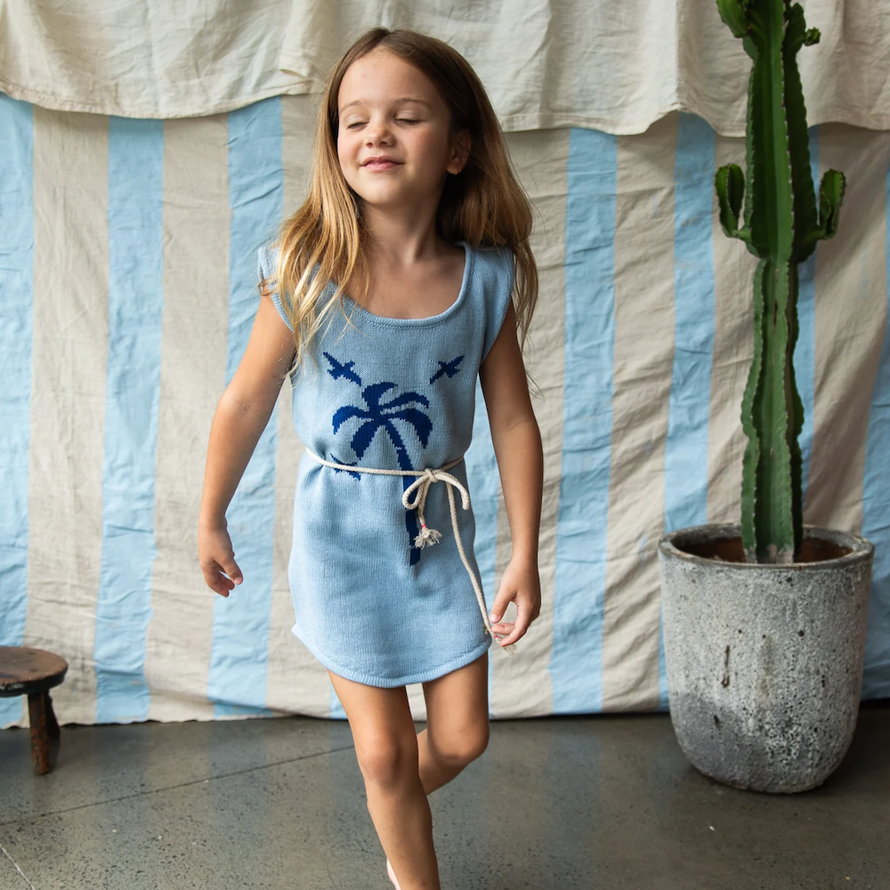 Gina Dress Island Blue