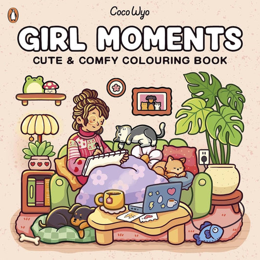 Girl Moments Colouring Book