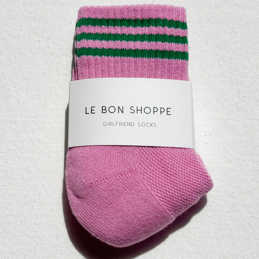 Girlfriend Socks Rose Pink