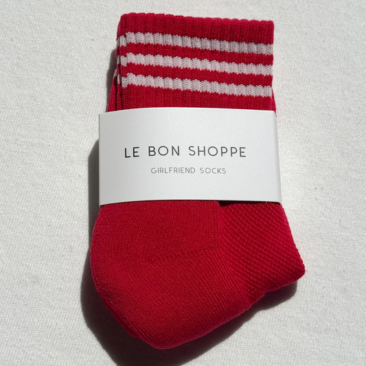 Girlfriend Socks Scarlet