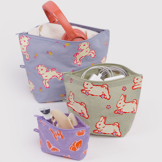 Go Pouch Set Spring Animals
