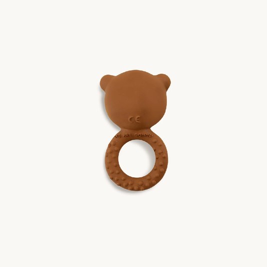 Gommu Ring Bear Almond