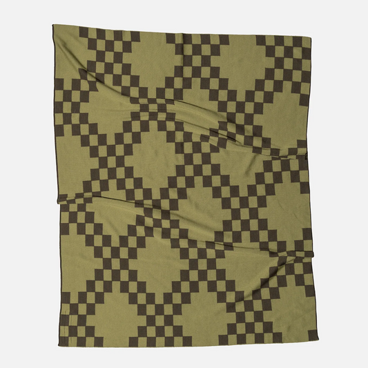 Green Candy Chains Baby Blanket