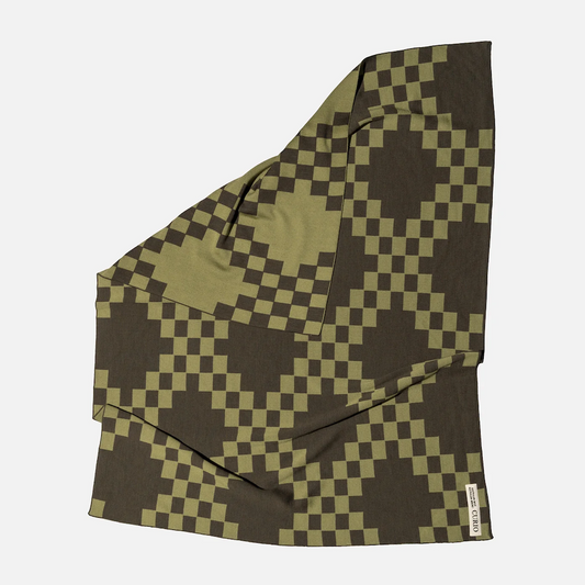 Green Candy Chains Baby Blanket