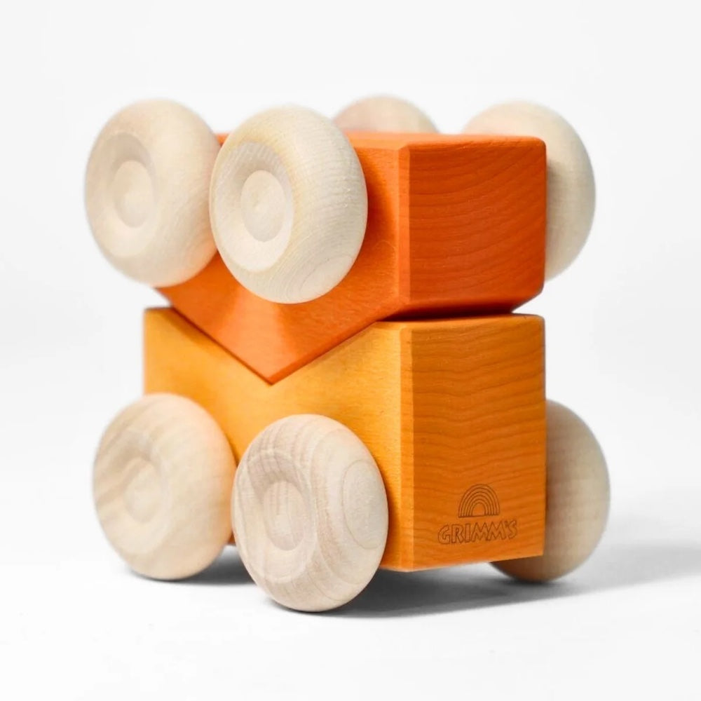 Grimm's Stacking Cars Orange