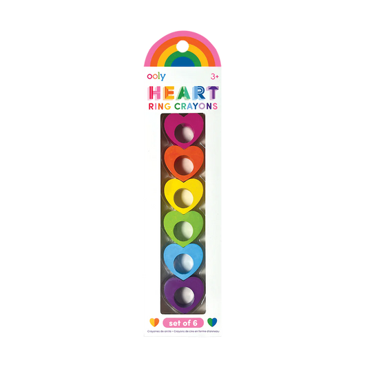 Heart Rings Crayons