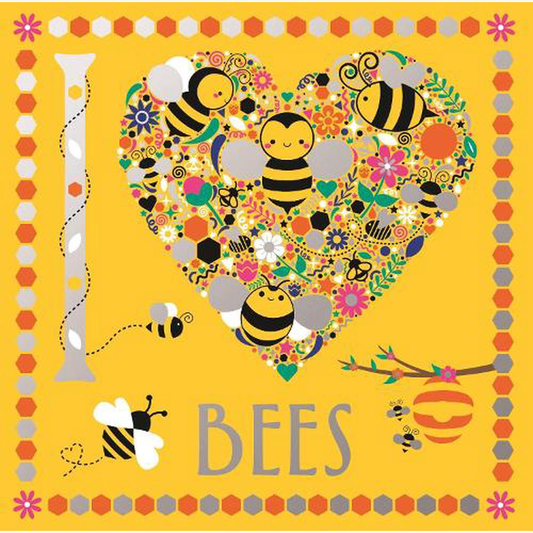 I Heart Bees Colouring Book