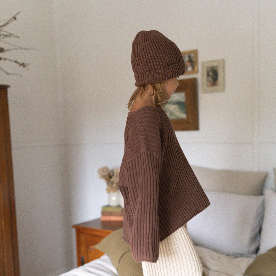 Knit Beanie Cocoa