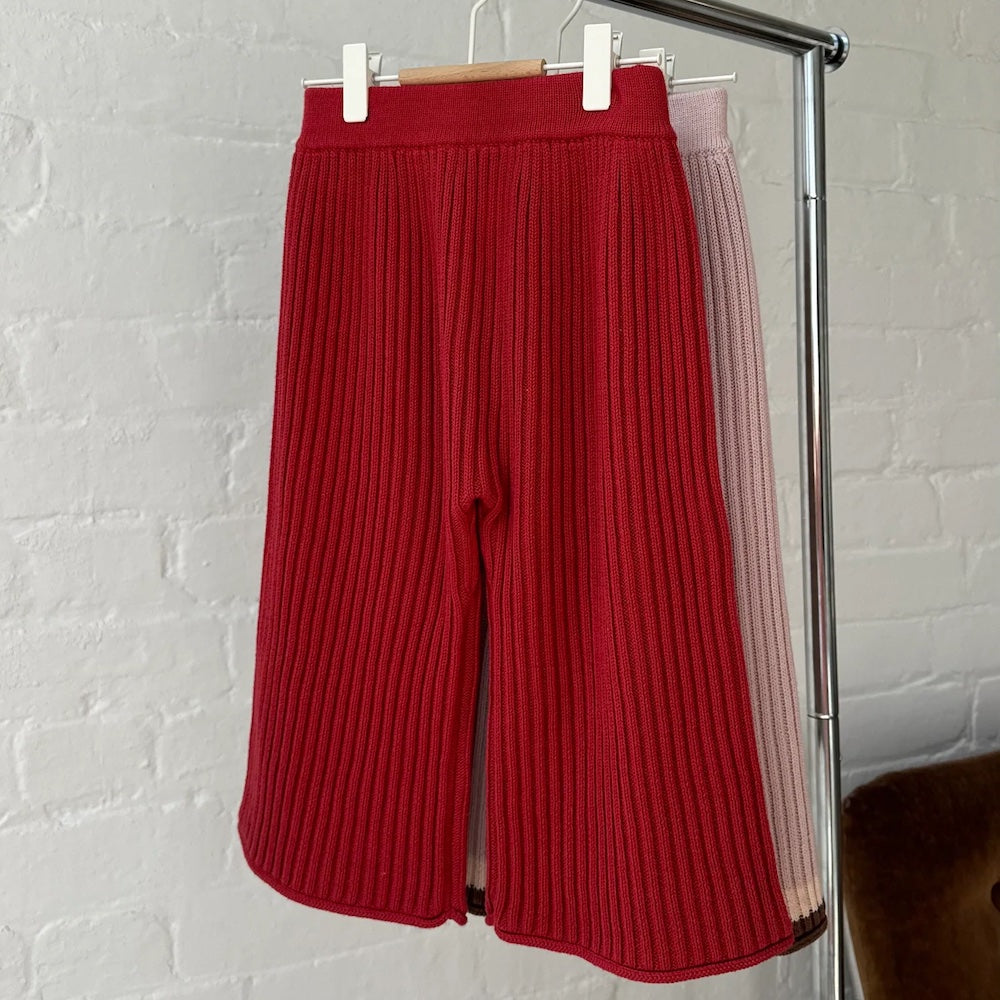 Essential Knit Pants Chilli