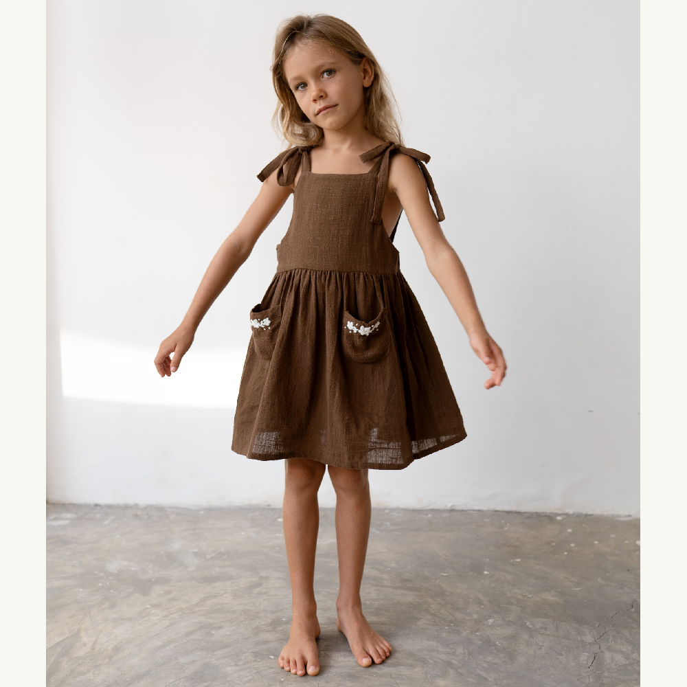 Luna Pinafore Cocoa