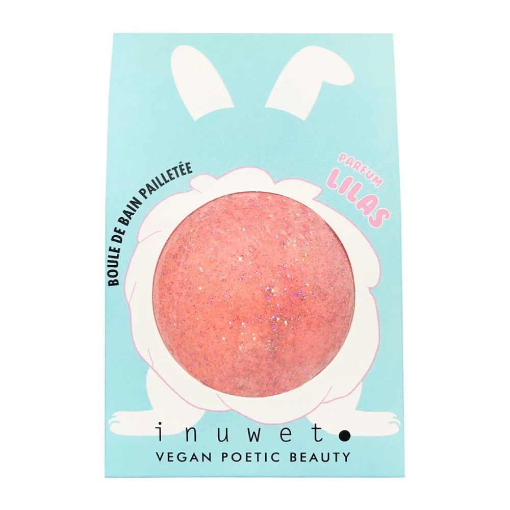 Glitter Fizzer Bath Bomb Lilac