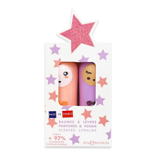 Pink Star Duo Lip Balms