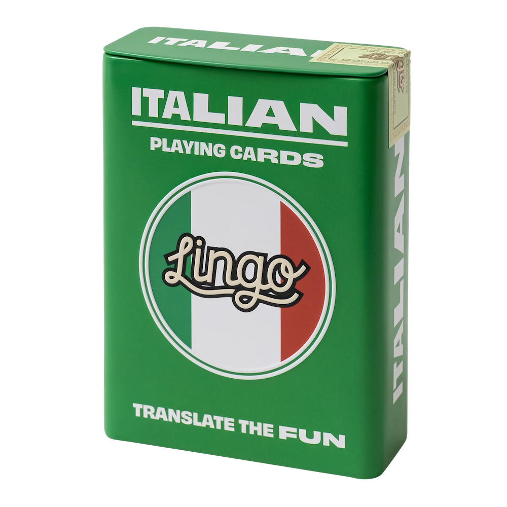 Italian Travel Playing Cards In Tin