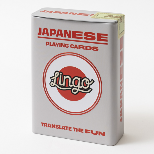 Japanese Travel Playing Cards In Tin