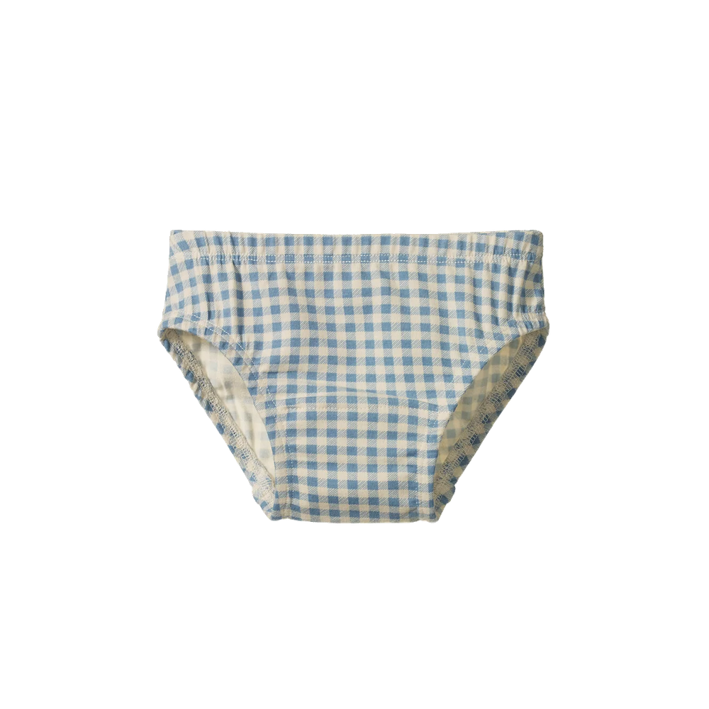 Jersey Knickers Blue Gingham