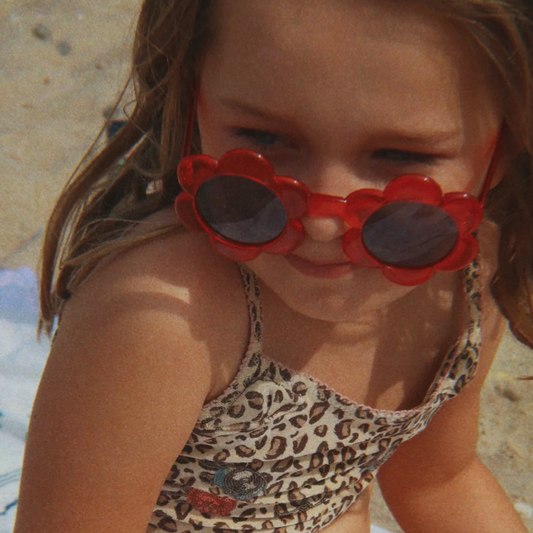 Junior Flower Sunglasses Red