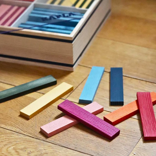 Building Planks 100 Octocolour Set With Wooden Case