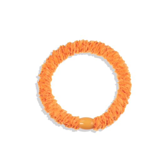 Velvet Orange Hair Tie