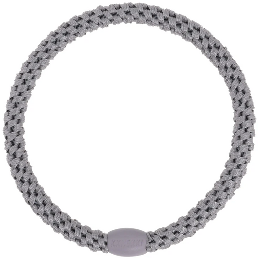 Slim Mid Grey Hair Tie