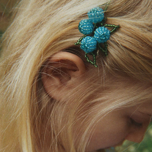 2 Pack Blueberry Beaded Hair
