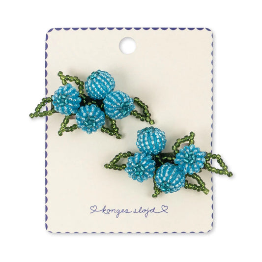 2 Pack Blueberry Beaded Hair