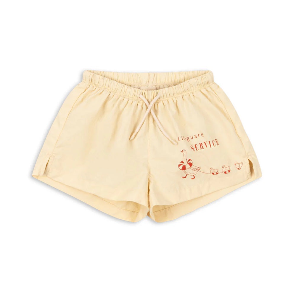Pomio Short Swim Shorts Banana Crepe