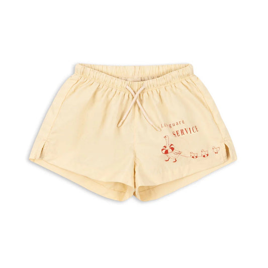 Pomio Short Swim Shorts Banana Crepe