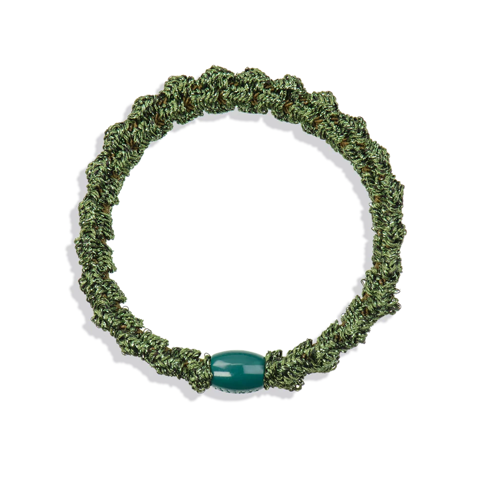 Lace Army Glitter Hair Tie