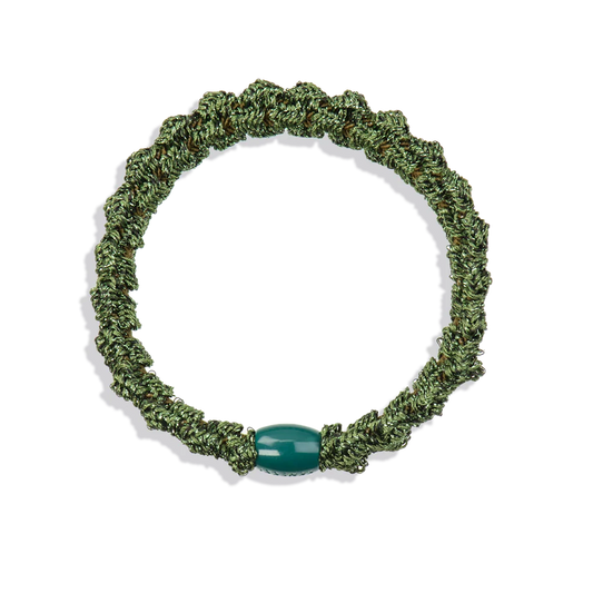 Lace Army Glitter Hair Tie