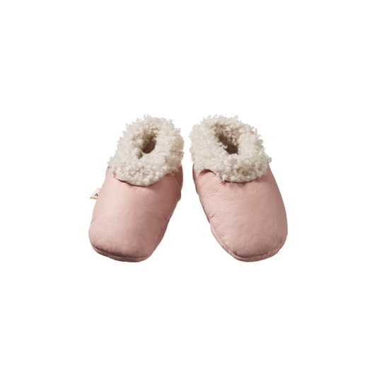 Lambskin Booties Rose Bud