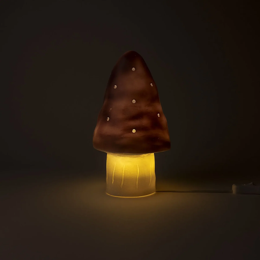 Small Mushroom Lilac Nightlight Lamp