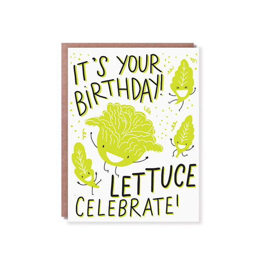 Lettuce Celebrate Greeting Card