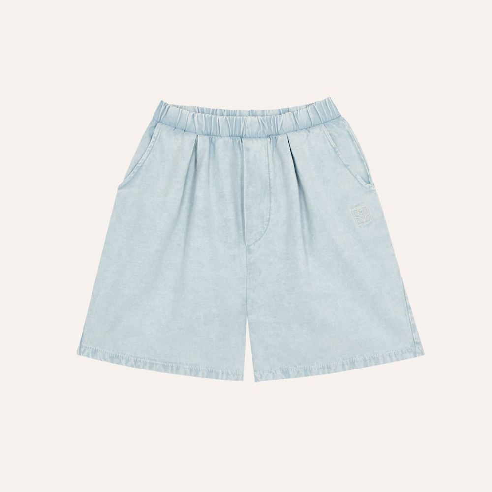Light Blue Denim Shorts