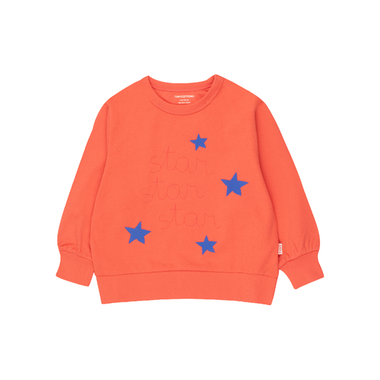 Star Sweatshirt Light Red