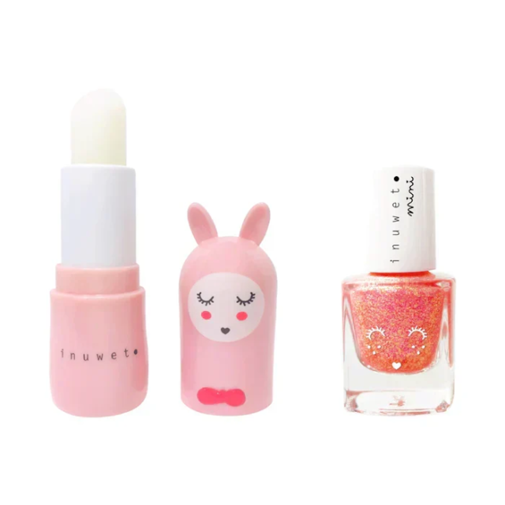 Strawberry Lip Balm + Nail Polish Duo