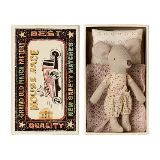 Little Sister Mouse In Matchbox