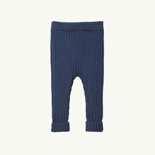 Lou Pants Cotton Knit Vintage Indigo