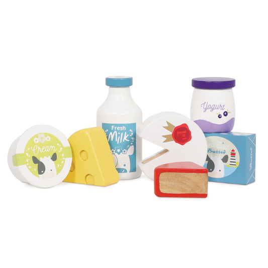 Cheese + Dairy Wooden Market Crate