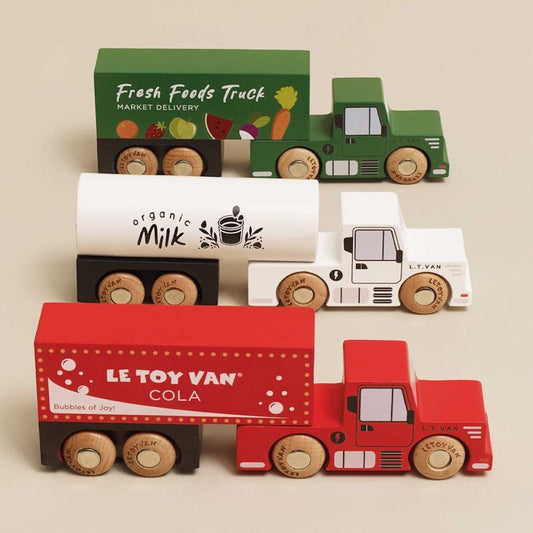 Wooden Toy Trucks
