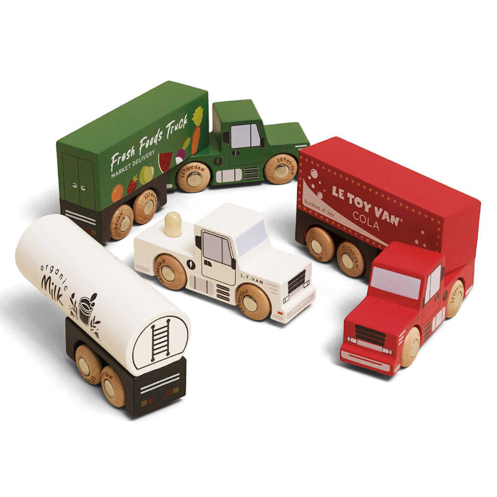 Wooden Toy Trucks