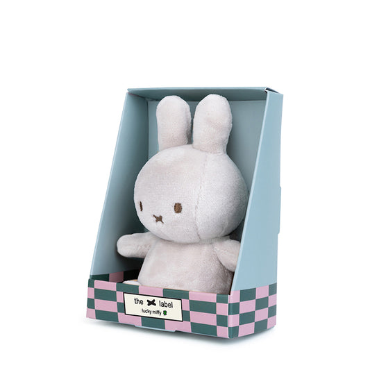Lucky Miffy Sitting Grey in Gift Box