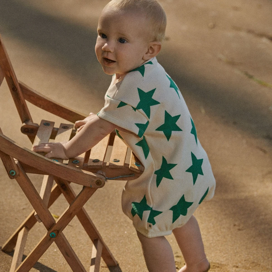 Juno Romper Waffle Magic