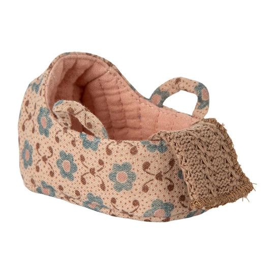 Carry Cot Baby Mouse Rose