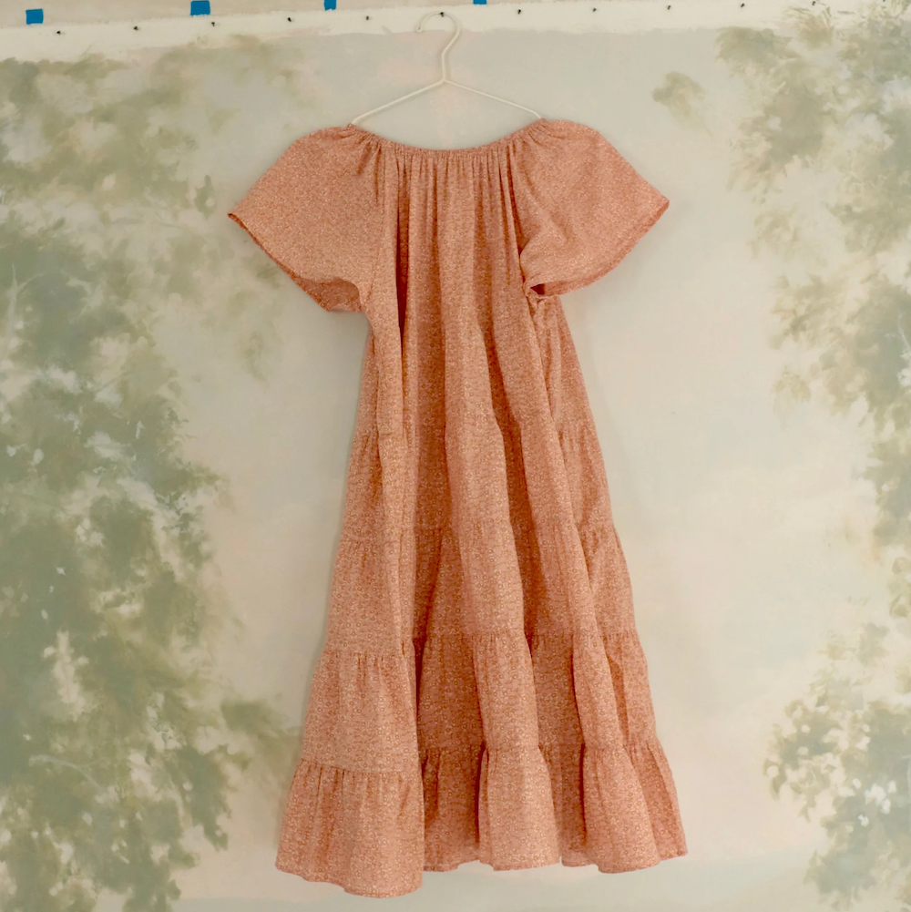 Mademoiselle Dress in Maple Winter Daisy