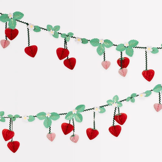 Strawberry Paper Garland
