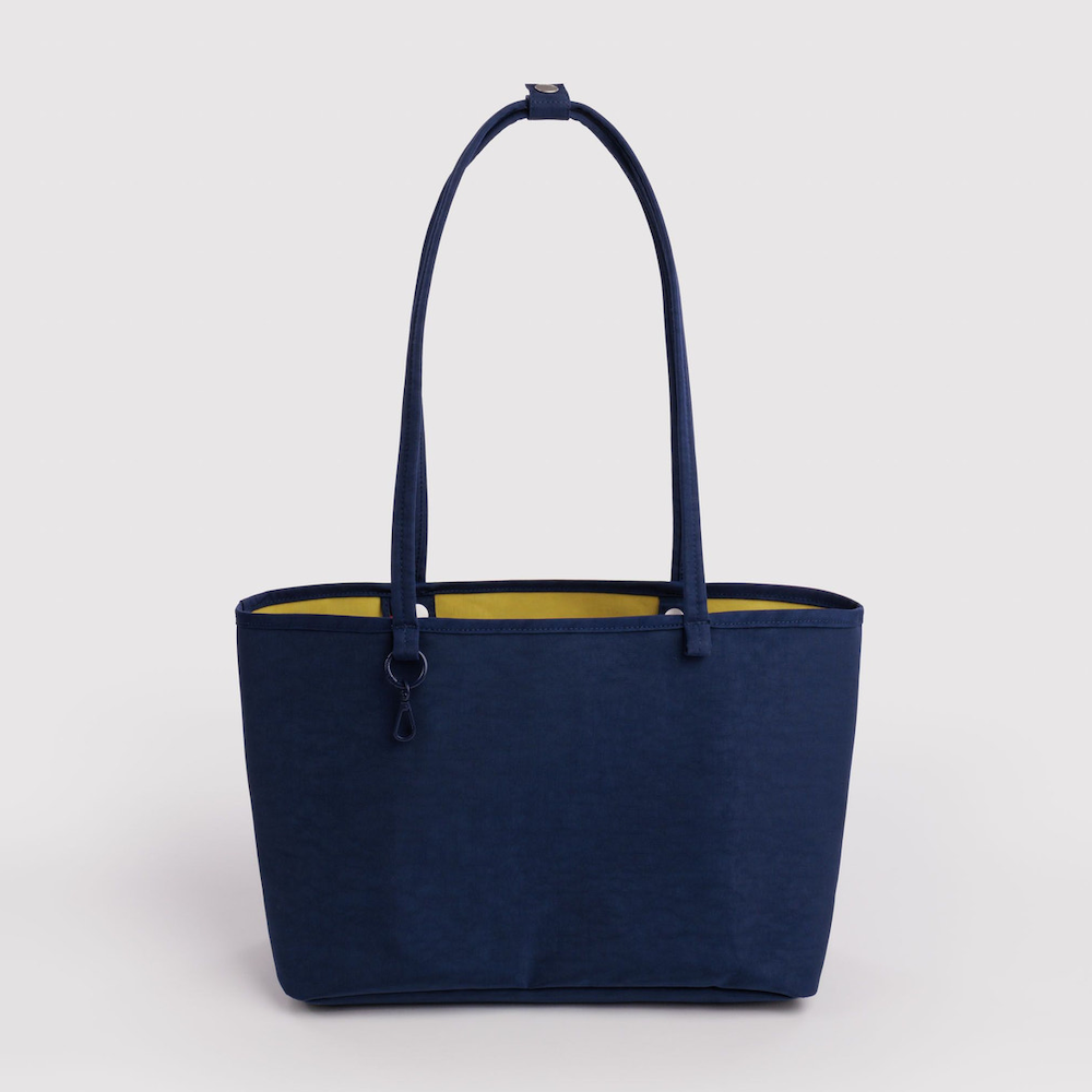 Medium Nylon Reversible Tote Navy Mix