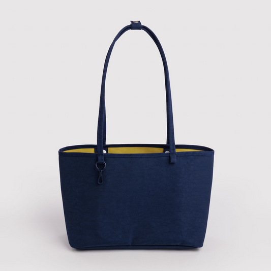 Medium Nylon Reversible Tote Navy Mix