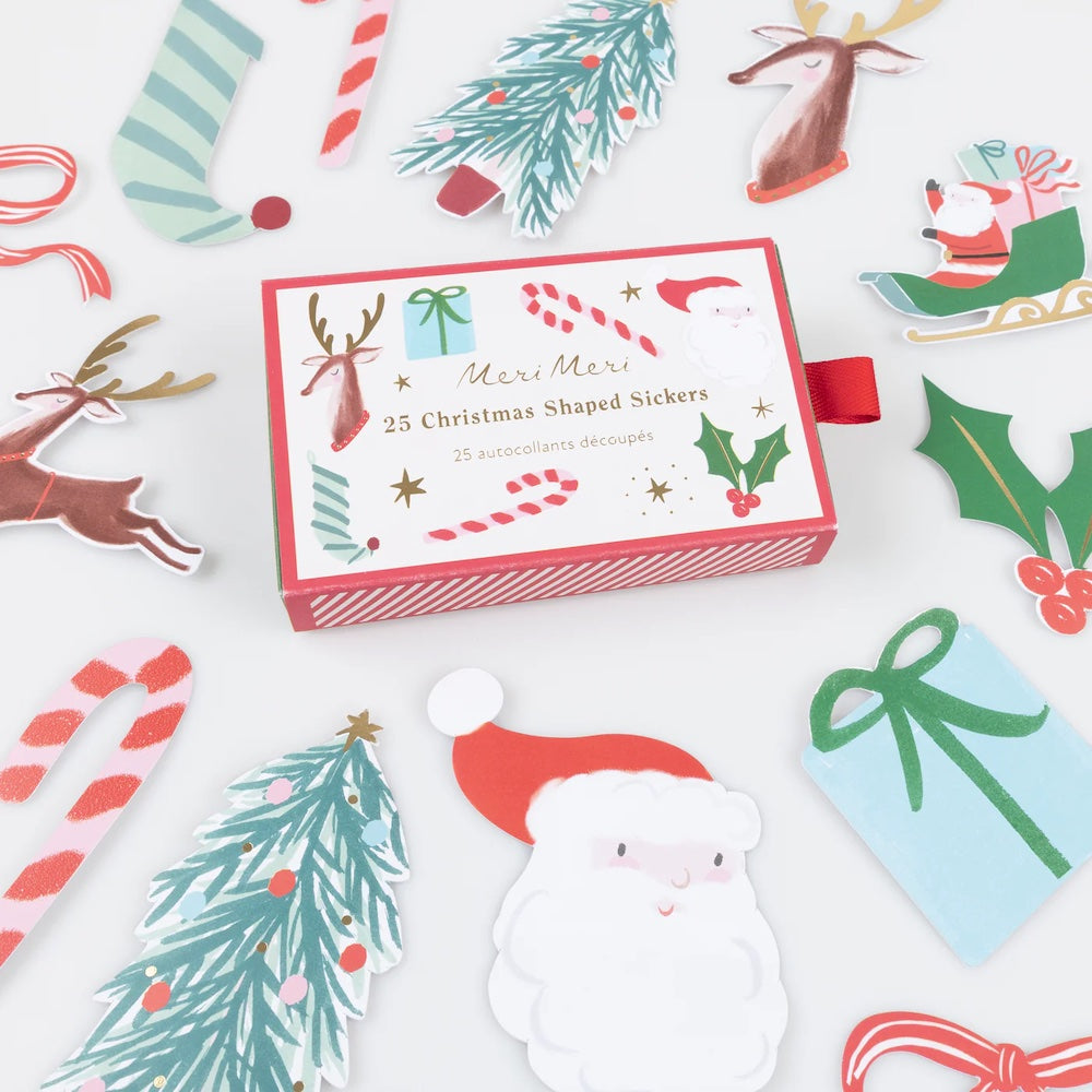Christmas Shaped Stickers