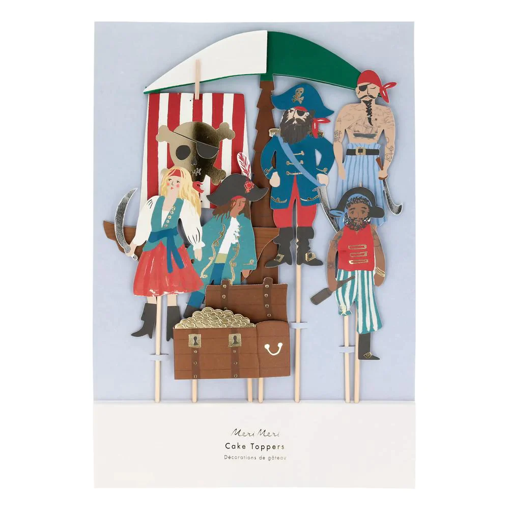 Pirates & Palm Tree Cake Toppers Bill's Store